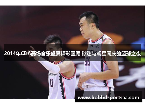 2014年CBA赛场音乐盛宴精彩回顾 球迷与明星同庆的篮球之夜